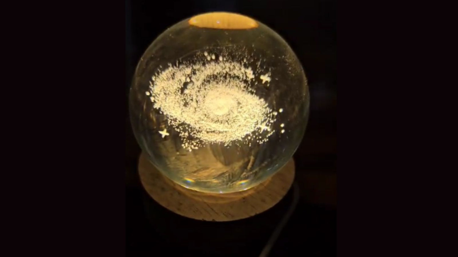 3D Crystal Ball Night Lamp