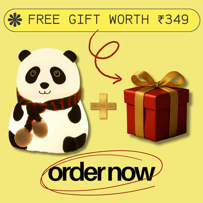 Silicone Panda Night Lamp + Surprise Gift