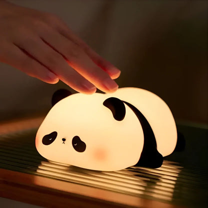 Silicone Panda Night Lamp Combo Pack with a Surprise Gift